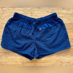 J Crew girl Crewcuts Size 6 Navy 100% Cotton Lined shorts - excellent condition